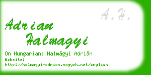 adrian halmagyi business card